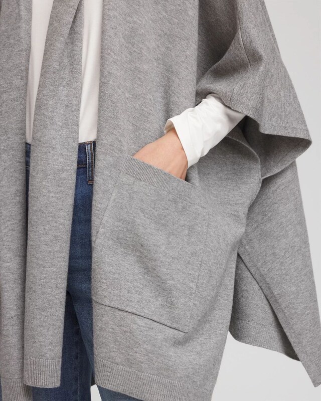 Long Knit Ruana - image 4